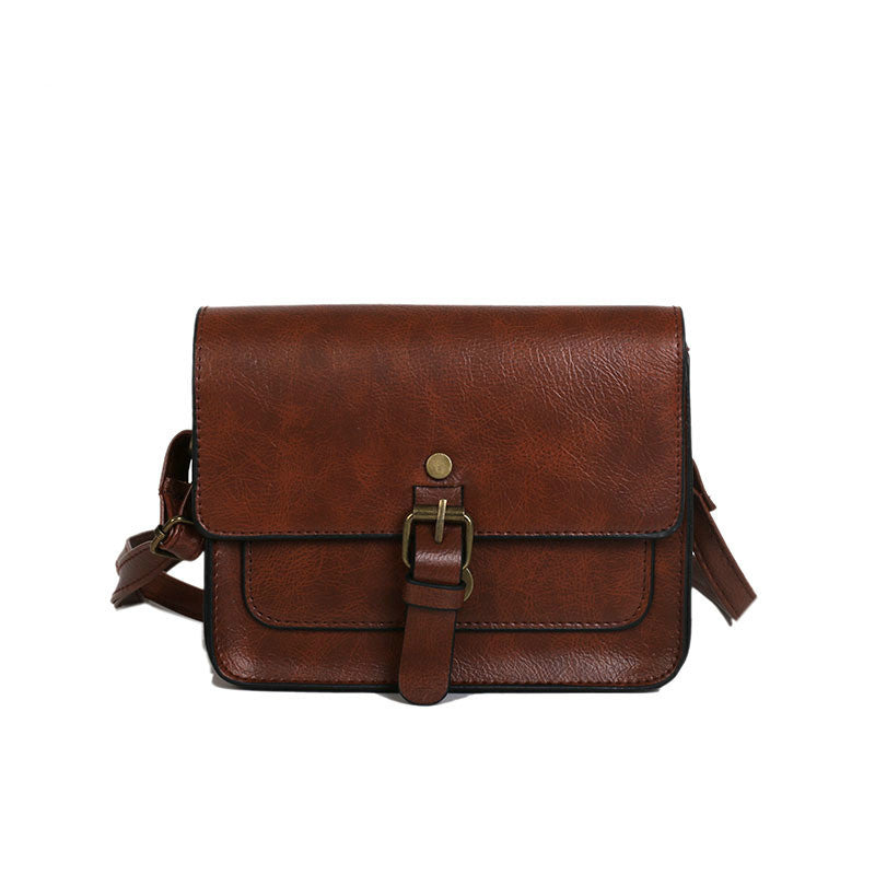 Vintage Women Flap Fashion Casual Leather Shoulder Bag