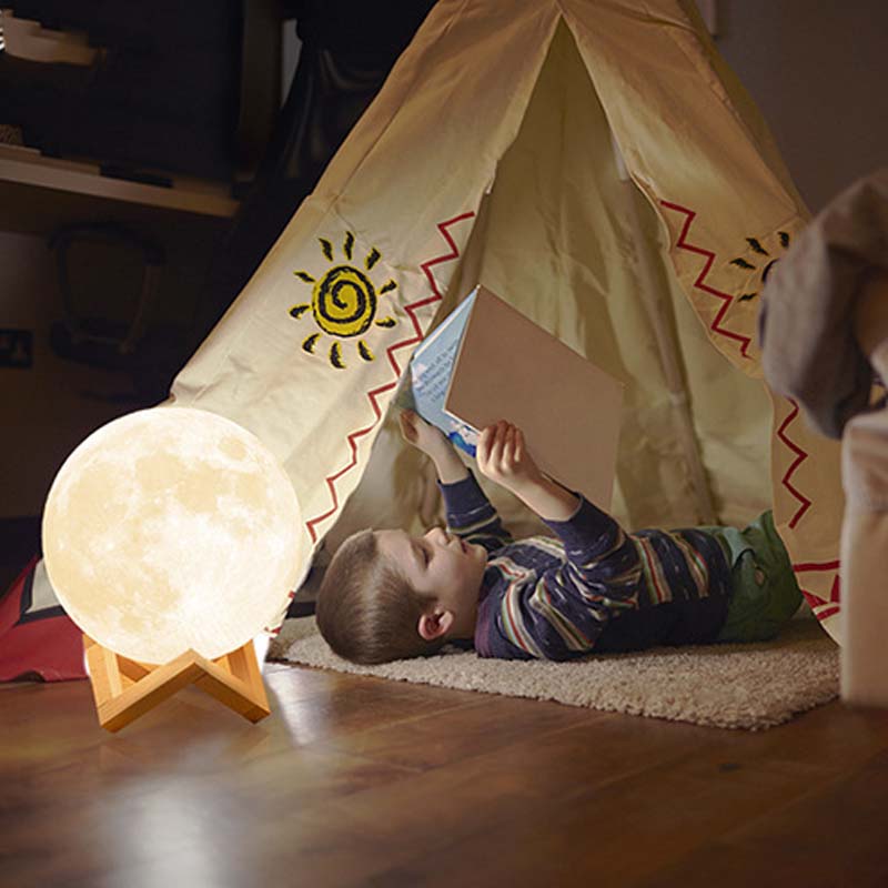 Charging Smart Remote Control For Bedroom Bedside Moon Lamp
