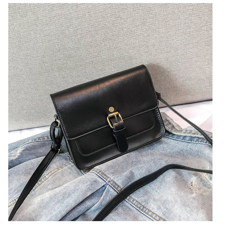Vintage Women Flap Fashion Casual Leather Shoulder Bag