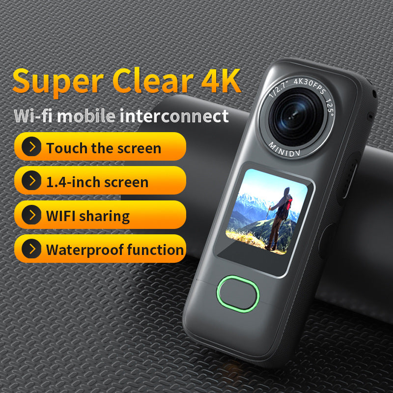 4K HD Action Camera Motorcycle Dashcam