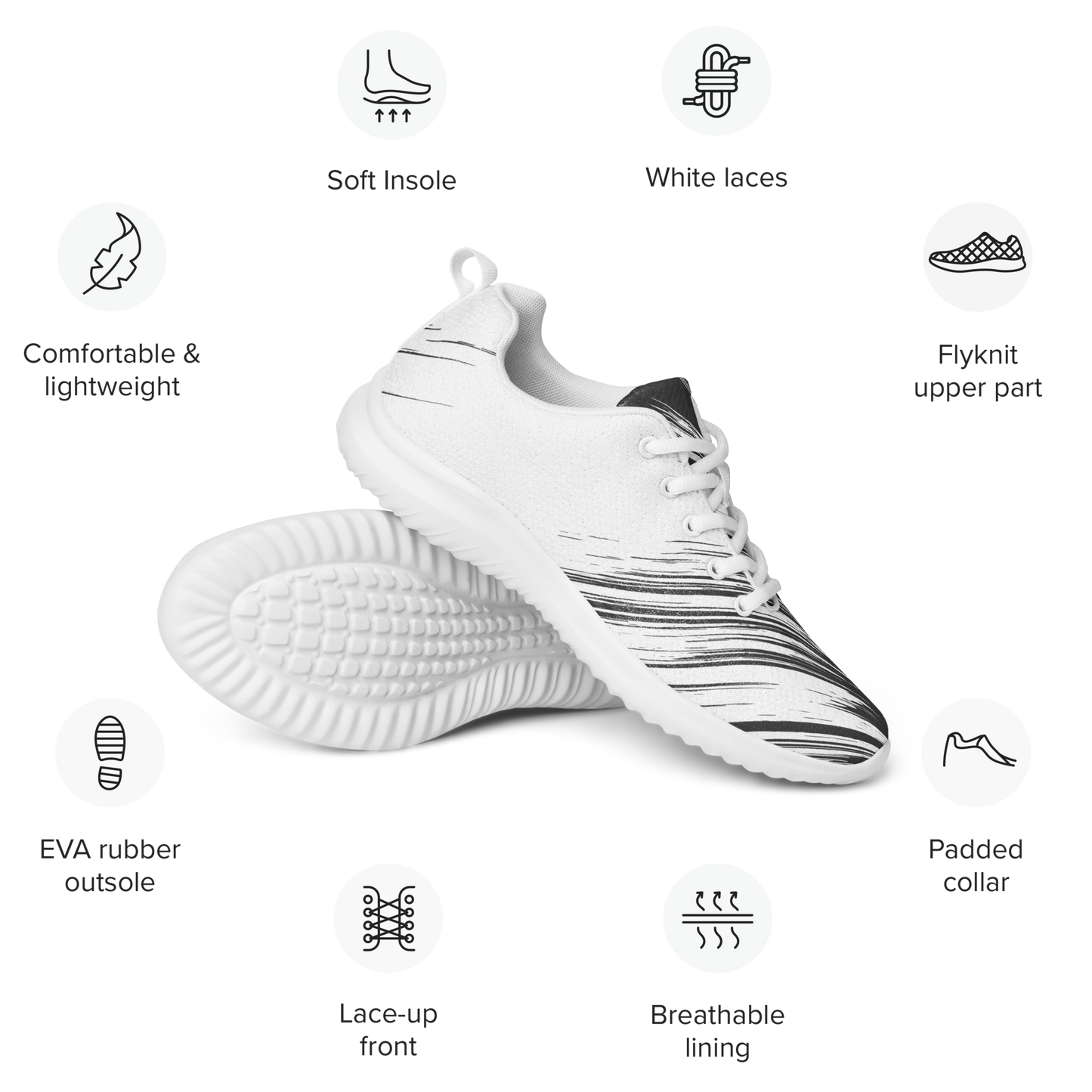 Women Athletic Shoes Walking Running Shoes Non-Slip Fashion Sneakers